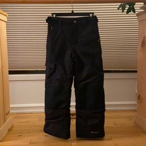 Columbia Bugaboo Snow Pants omni heat like new size medium kids adjustable